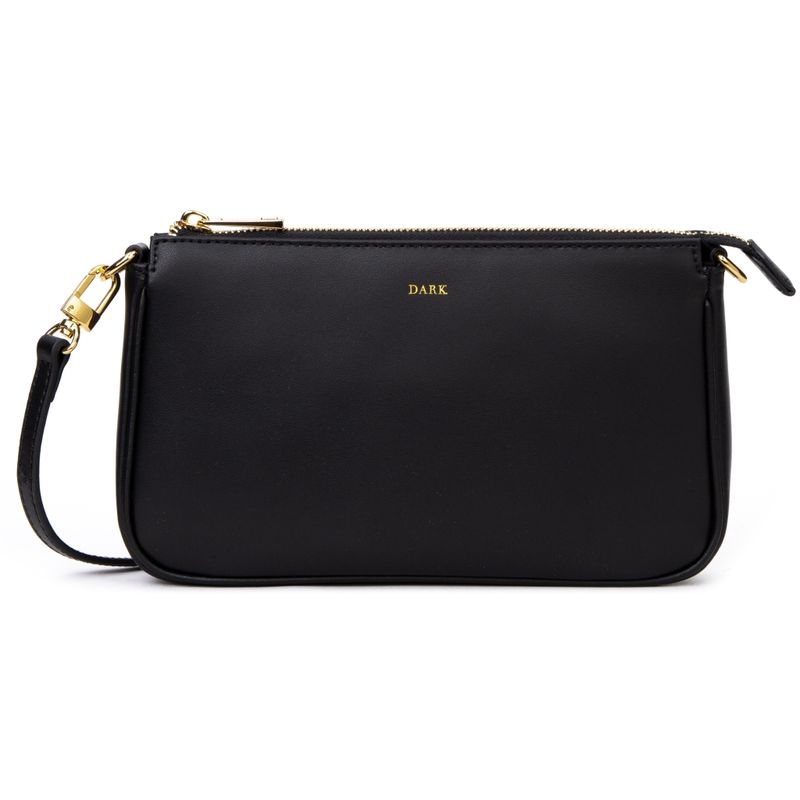 Leather Mini Bag Nappa Black with Gold