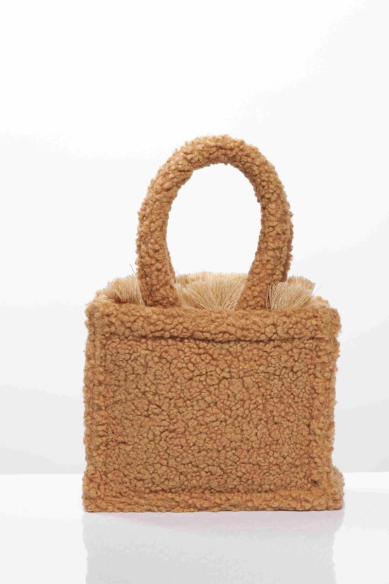Sorena Teddy Honey Mini Tote Bag