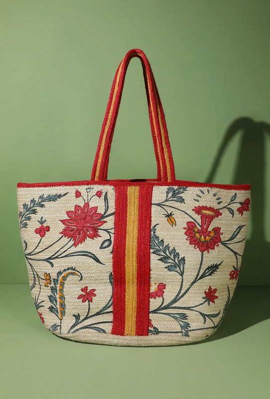 Valencia Jute Tote Bag