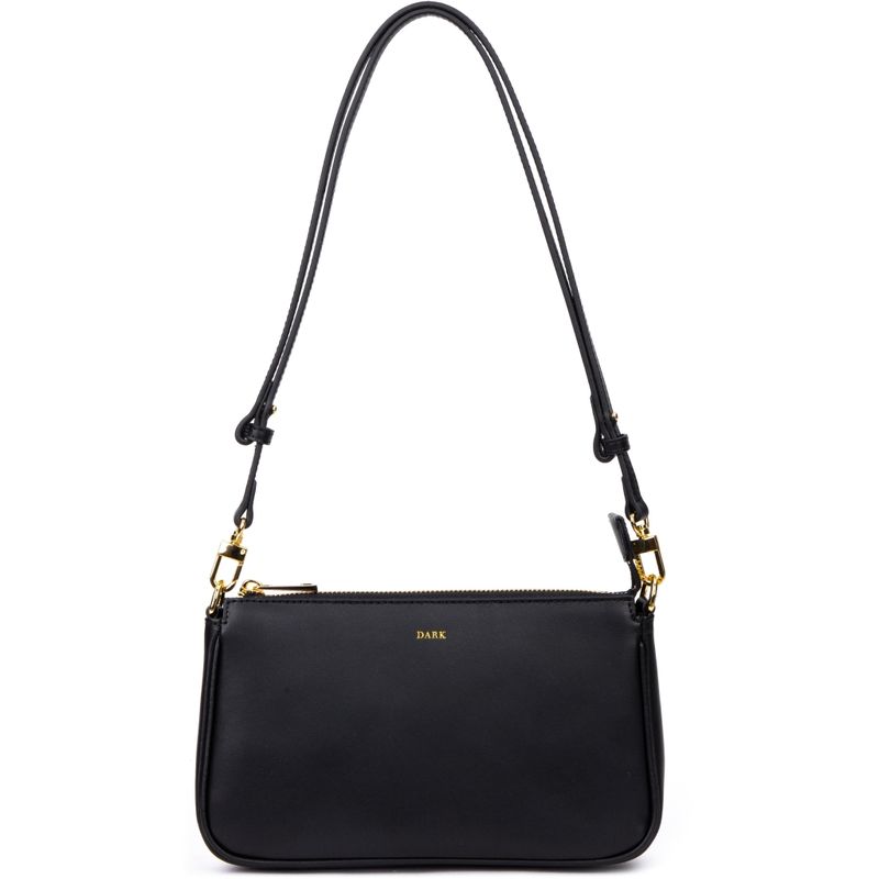 Leather Mini Bag Nappa Black with Gold