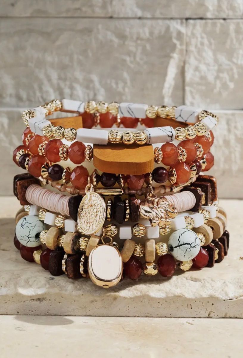 Boho Armbånd Pink Sand