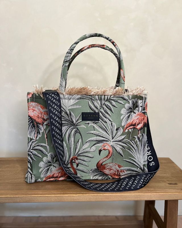Sorena Isla Green Tote Bag