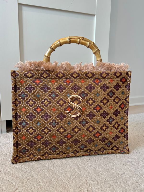 Sorena Thea Brown Medium Tote Bag
