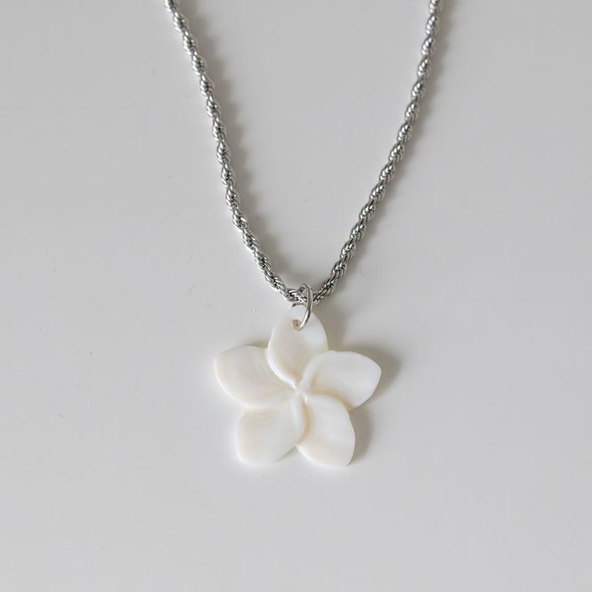 Hovedbilde Flower Halskjede Silver