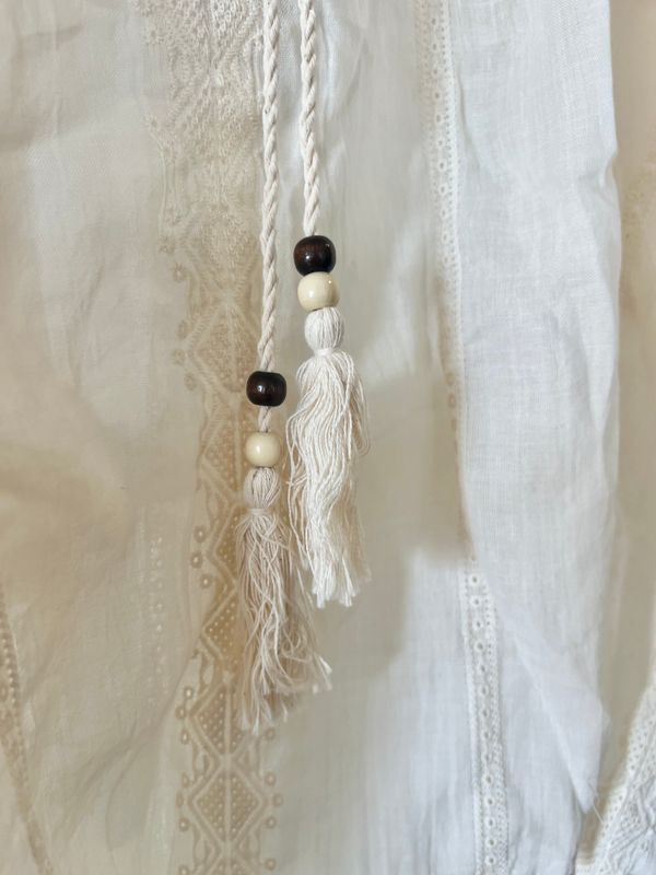Bluse Boho Creme