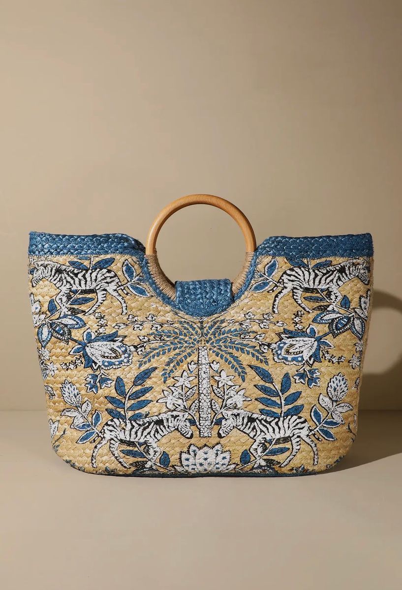 Palma Jute Tote Bag