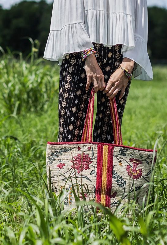 Valencia Jute Tote Bag
